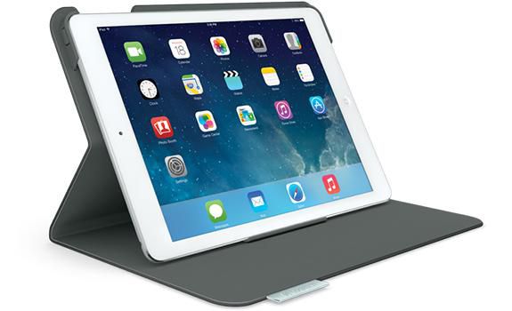 Logitech Ultradünnes Folio – iPad Air, Grau, 261 g