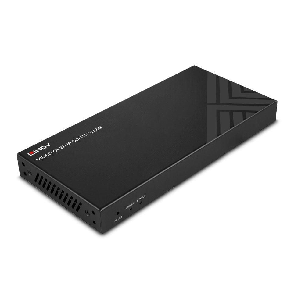 Lindy 4K30 – AV-Repeater – 4K UHD, kabelgebunden, RJ-45, PoE – für HDMI & USB über IP – Schwarz