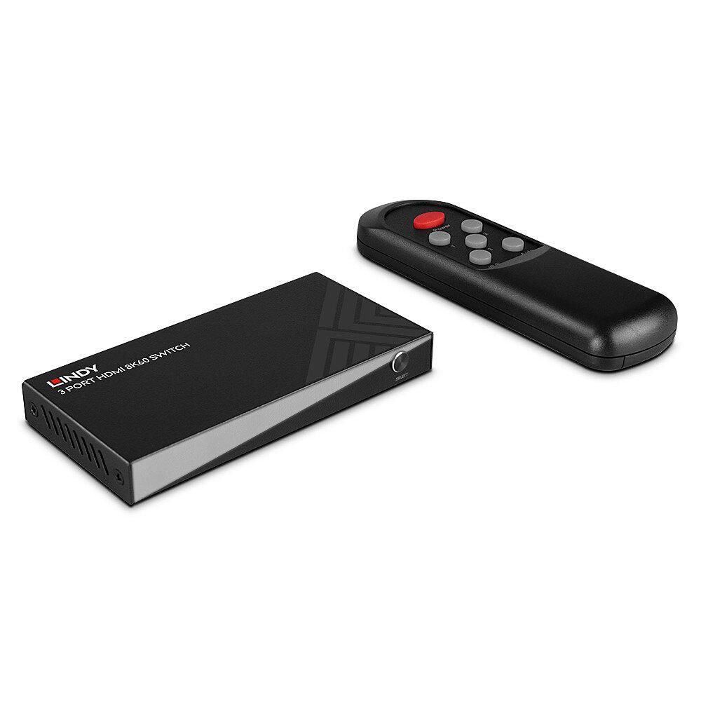 Lindy 3 Port HDMI 8K60 – HDMI-Switch, 3×1, 8K