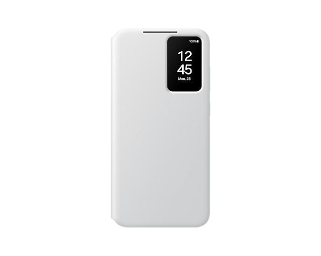 Samsung Booklet-Hülle – für Samsung Galaxy S24+ – weiss, mit Kartenfach