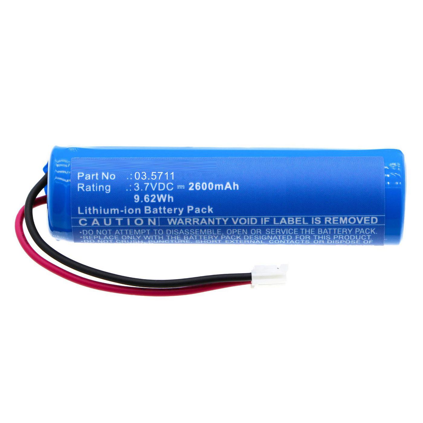CoreParts Akku – 3,7 V, 2600 mAh (9,62 Wh) – für SCANGRIP MAG3 COB LED – Blau