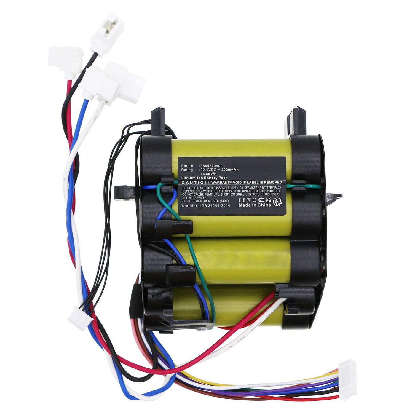 CoreParts Akku 32,4 V 2000 mAh 64,80 Wh – für Electrolux Staubsauger