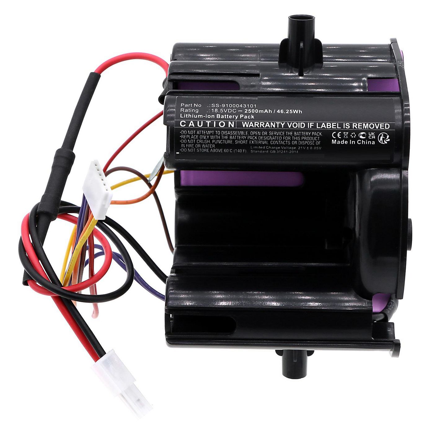 CoreParts Akku – 2500 mAh, Akkubetrieb, 18,5 V, für Rowenta-Staubsauger