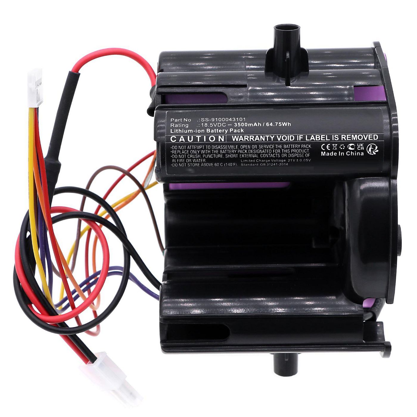 CoreParts Akku 18,5 V 3500 mAh 64,75 Wh – für Rowenta Staubsauger
