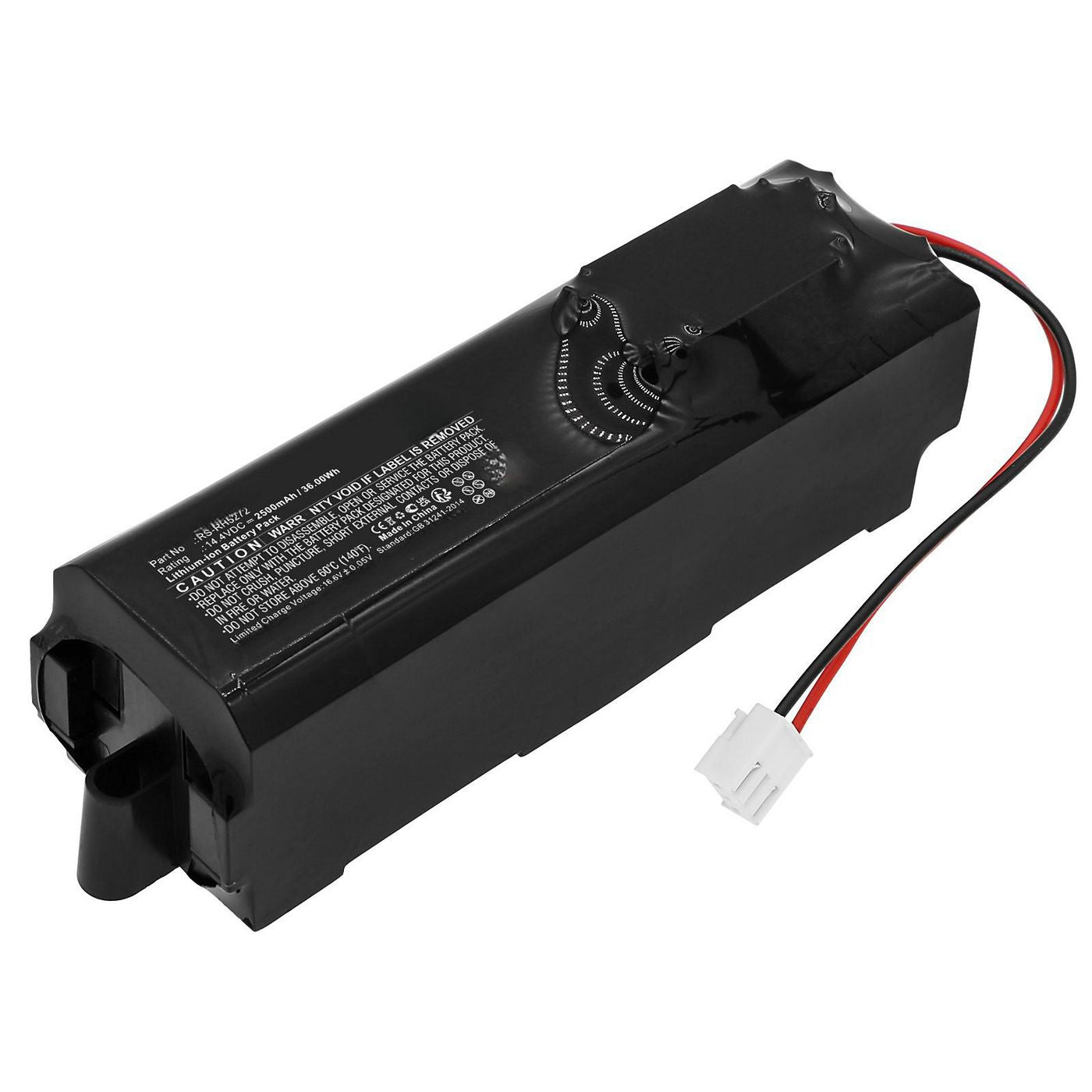CoreParts Akku 14,4 V 2500 mAh 36,00 Wh – für Rowenta Staubsauger