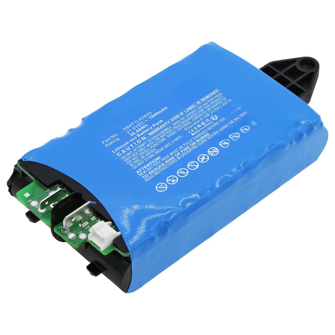 CoreParts Akku 21,6 V 1800 mAh 38,88 Wh – für Shark Staubsauger