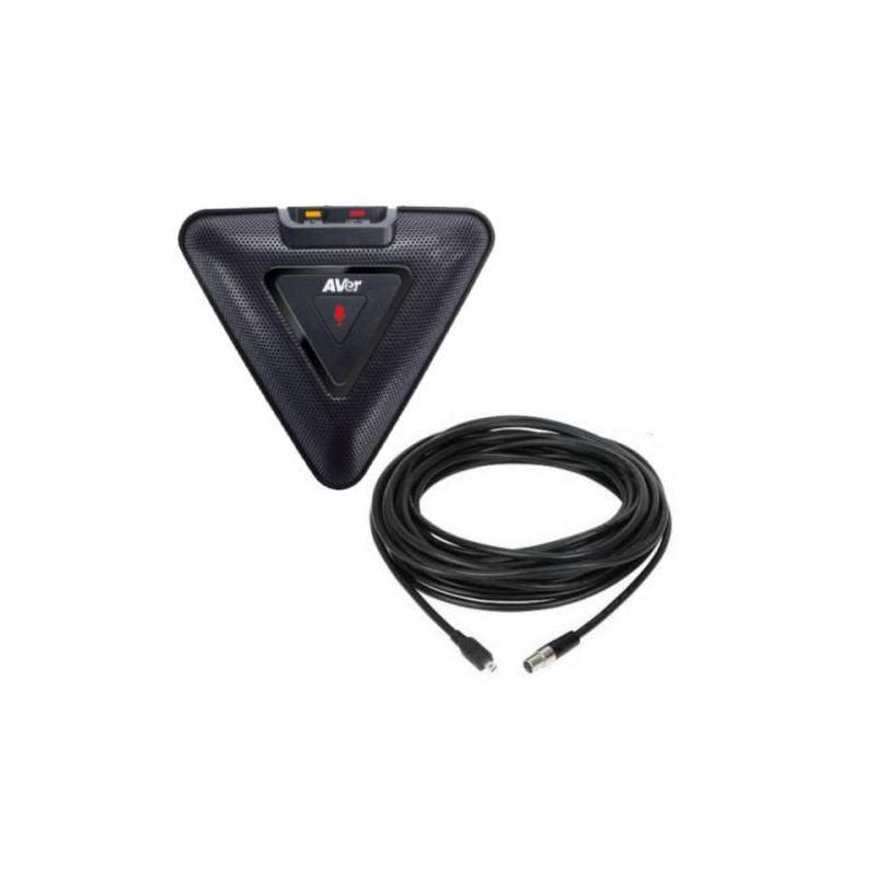 AVer Erweiterungsmikrofon – Kabelgebunden, für VB342 Pro/VB350, Schwarz