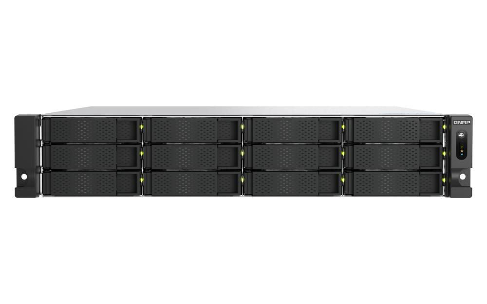 QNAP TS-h1277AXU-RP – 2U 12-Bay NAS, AMD Ryzen 5 Pro 16 GB DDR5
