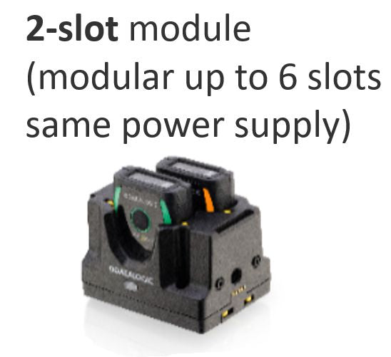 Datalogic Ladestation – 2-Slot, modular, bis zu 3 Module
