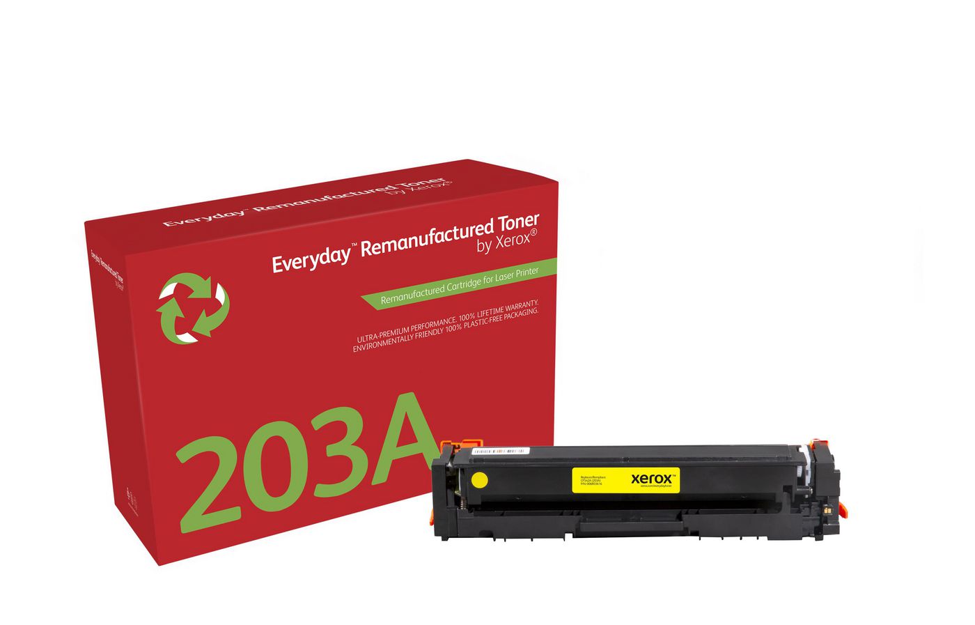 Xerox 203A (CF542A) Gelber Toner – Wiederaufbereitet – für HP