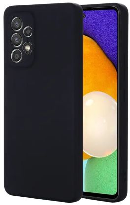 eSTUFF MADRID Backcover – für Samsung Galaxy A15 / Galaxy A15 5G, Silikon, Schwarz