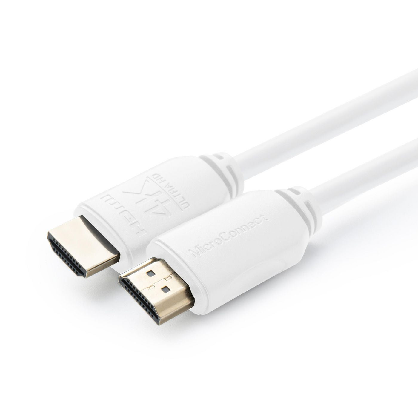 Microconnect HDMI Kabel HDMI 2.0 4K 60 Hz – 2 m – HDR, ARC – Weiss
