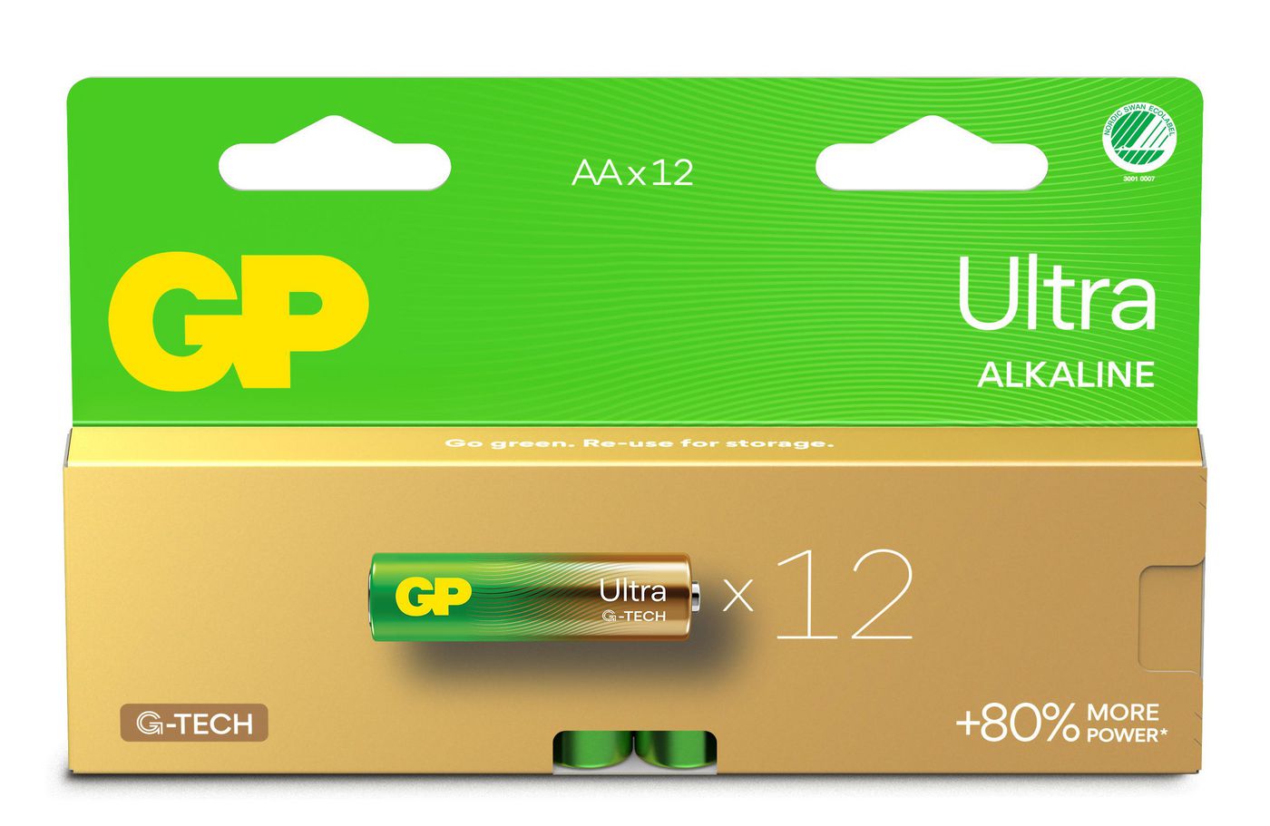 GP Batteries AA Batterien, Alkaline, 1,5 V – 12 Stk.