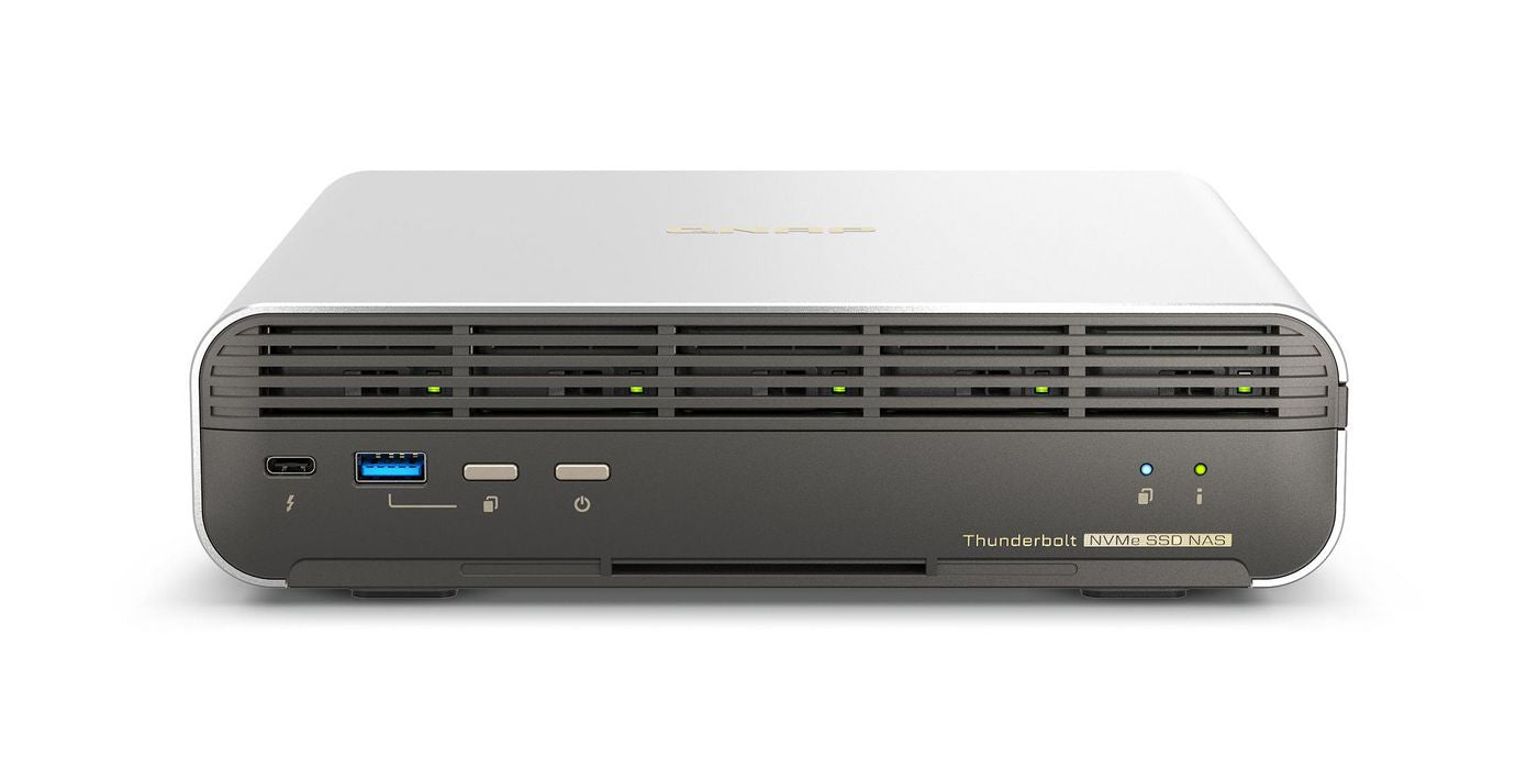 QNAP TBS H574TX-I3-12G Allgemeines Speichergerät – 1×2,5GbE, 5 Bay, 5×E1.S