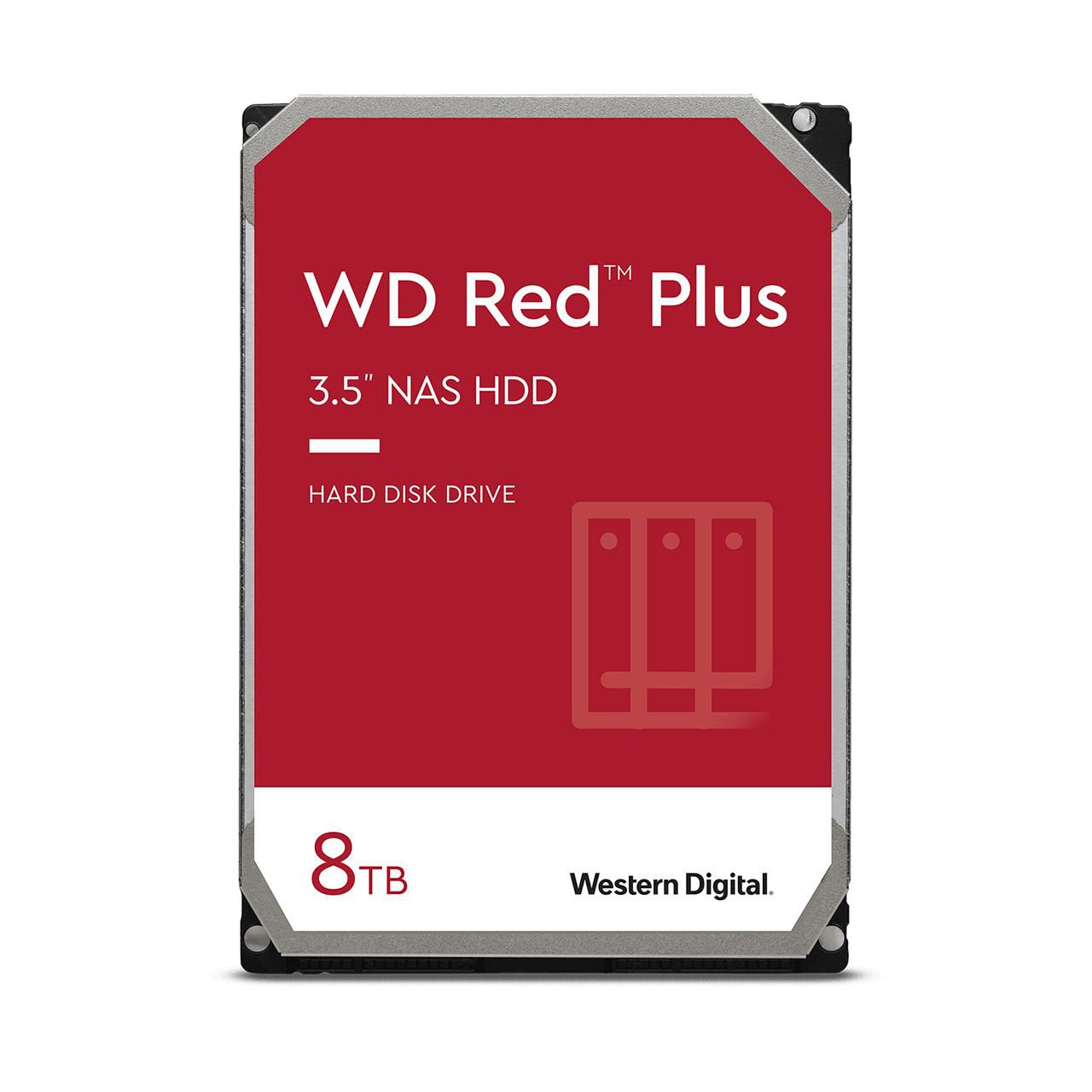 Western Digital Red Plus – 8 TB, 256 MB Cache