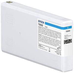 Epson Tintenpatrone C13T55W200, cyan, 200 ml, original – für SureColor P5360