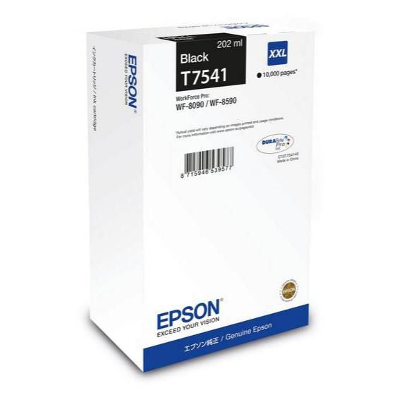 Epson Tintenpatrone C13T75414N, schwarz, XXL, 10'000 Seiten, original – für WF-8090, WF-8590