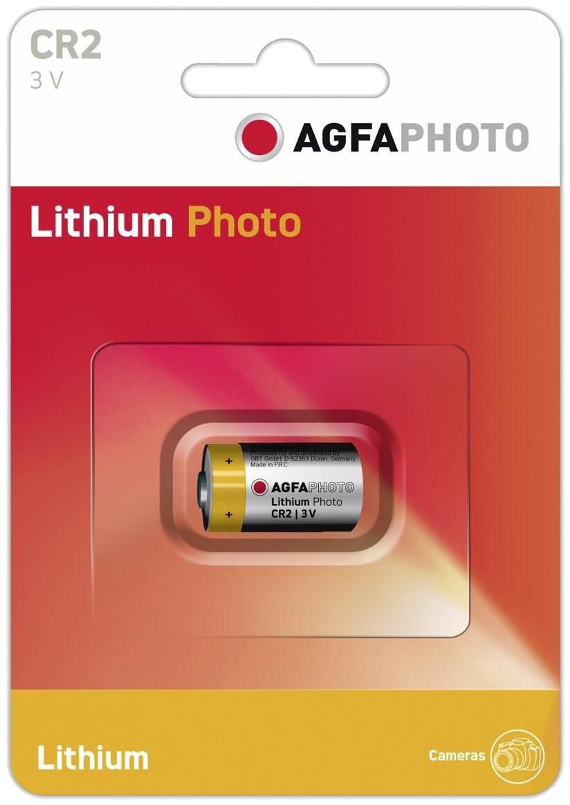 AgfaPhoto CR2 Batterie, Lithium, 3 V – 1 Stk.
