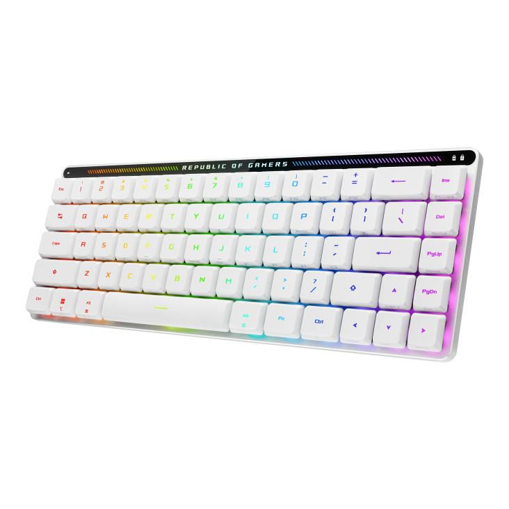 ASUS ROG Falchion RX Low Profile – Tastatur, für Windows, Mac, weiss