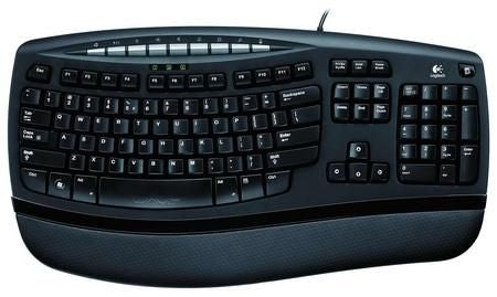 Logitech Comfort Wave 450 – Tastatur – kabelgebunden – QWERTY – Schwarz