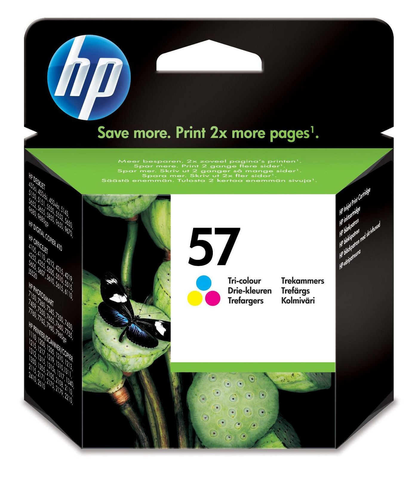 HP 57 (C/M/Y) – Tintenpatrone – bis zu 500 Seiten – für HP DeskJet, OfficeJet, Photosmart und andere