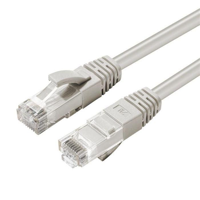 Microconnect Patchkabel – Cat5e U/UTP, 1 m, Grau, PVC, RJ-45