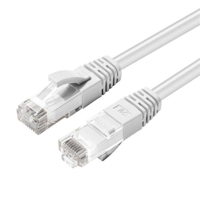 Microconnect Patchkabel – Cat5e U/UTP, 5 m, Weiss, PVC, RJ-45