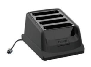 Zebra CRDCUP-TC2L4B-01 – Ladestation, 4-fach, für TC21/TC26/TC22 usw., Schwarz