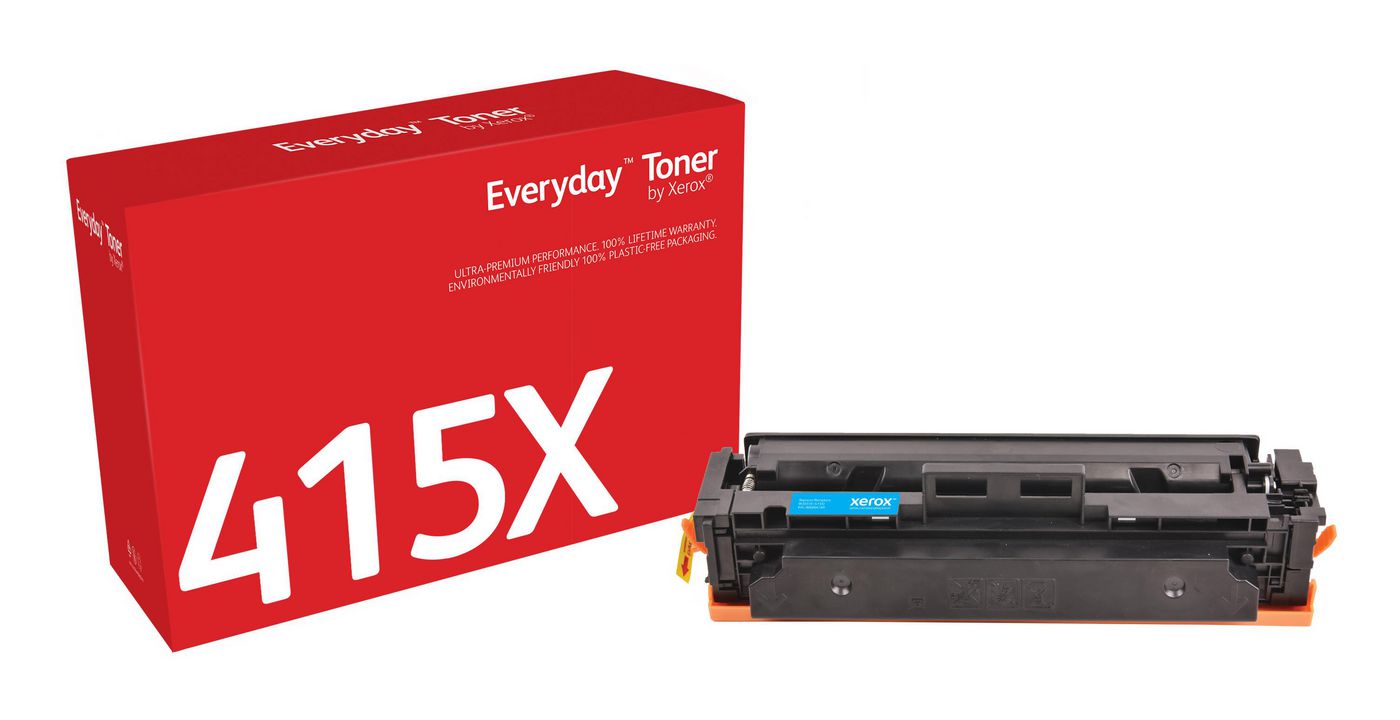 Xerox 415X (W2031X) Cyan Toner – Kompatibel XL – 6'000 Seiten – für HP Color LaserJet Pro M454/M479