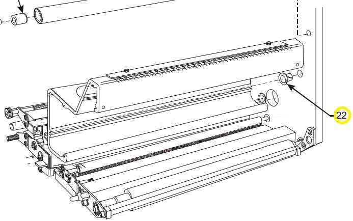 Zebra Halterung Innendurchmesser 0,251", Aussendurchmesser 0,2965", Flanschdurchmesser 0,406"