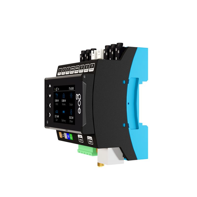 go-e Controller – 230 V, 50 Hz – Schwarz – 72×61×90 mm