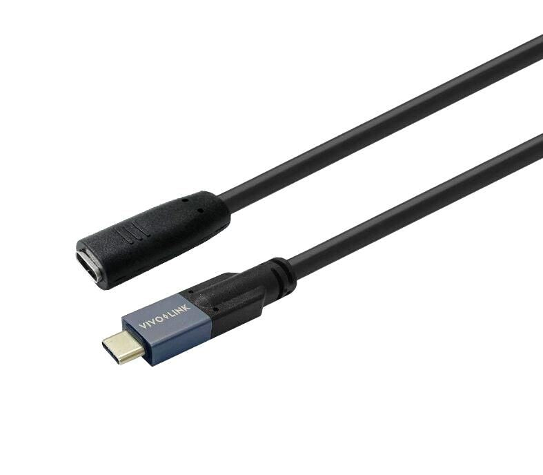 Vivolink USB-C Verlängerungskabel (Stecker auf Buchse) – USB 3.2 Gen 2x2 (20 Gbit/s) – 1 m