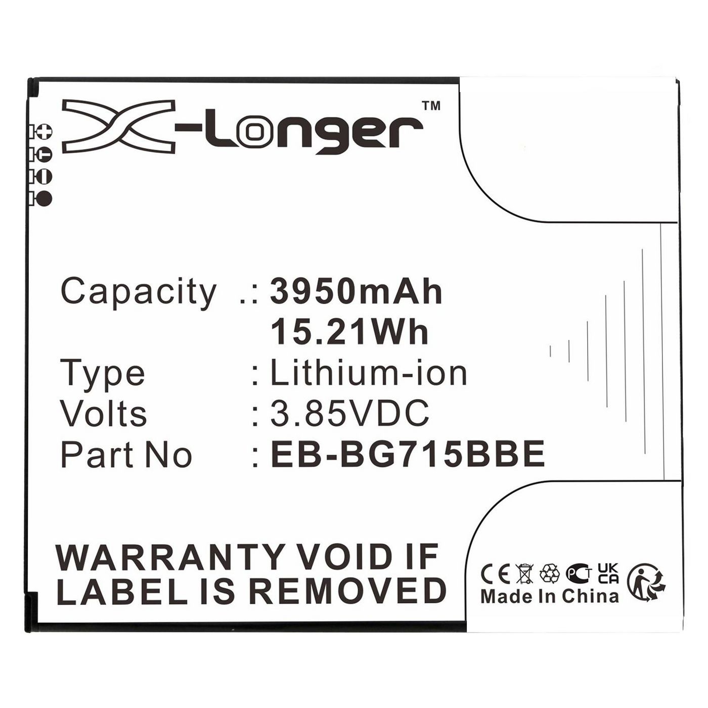 CoreParts MBXMP-BA1683 – Akku – 3,85 V, 3950 mAh – Schwarz