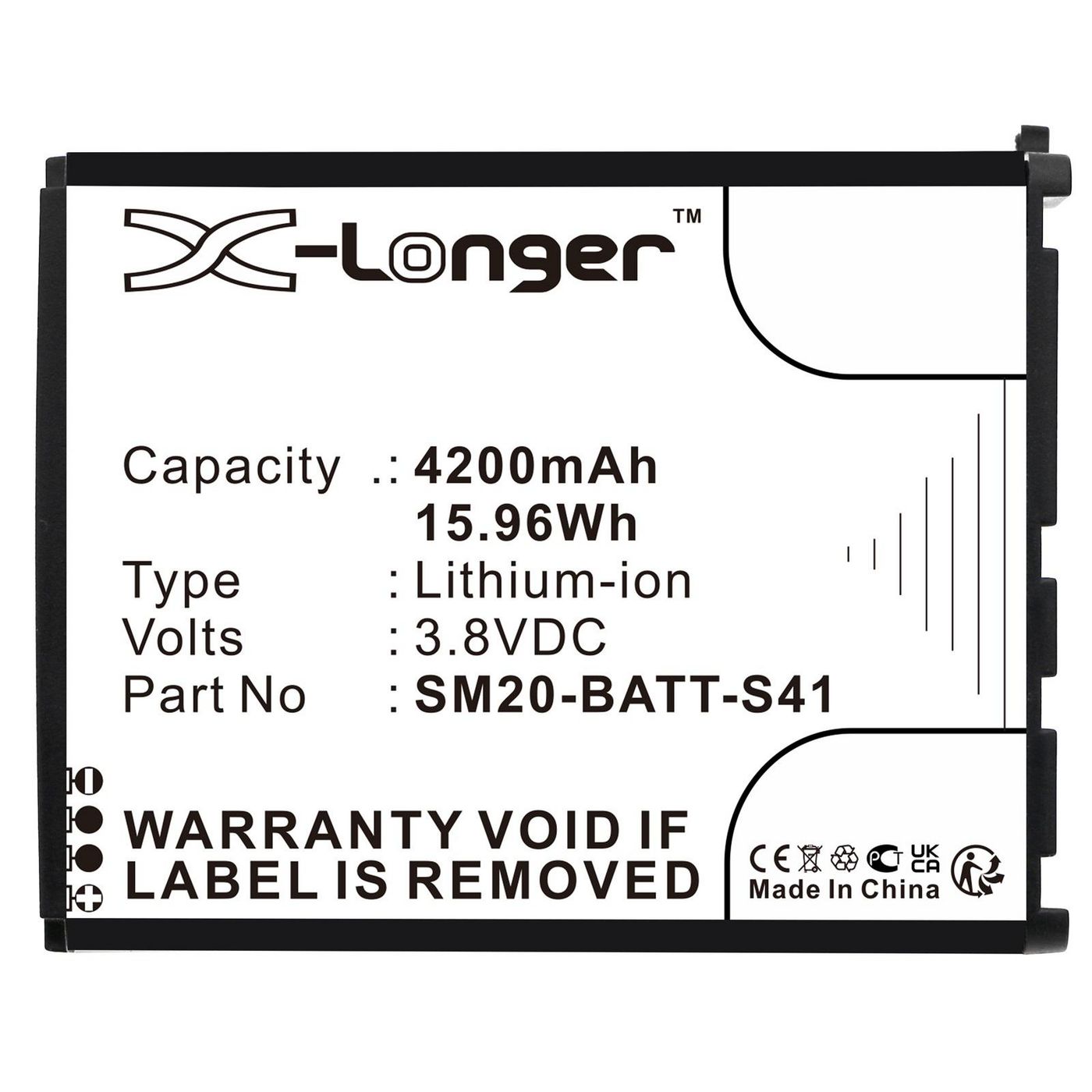 CoreParts Akku Li-Ion 3,8 V 4200 mAh, 15,96 Wh – für M3 Mobile