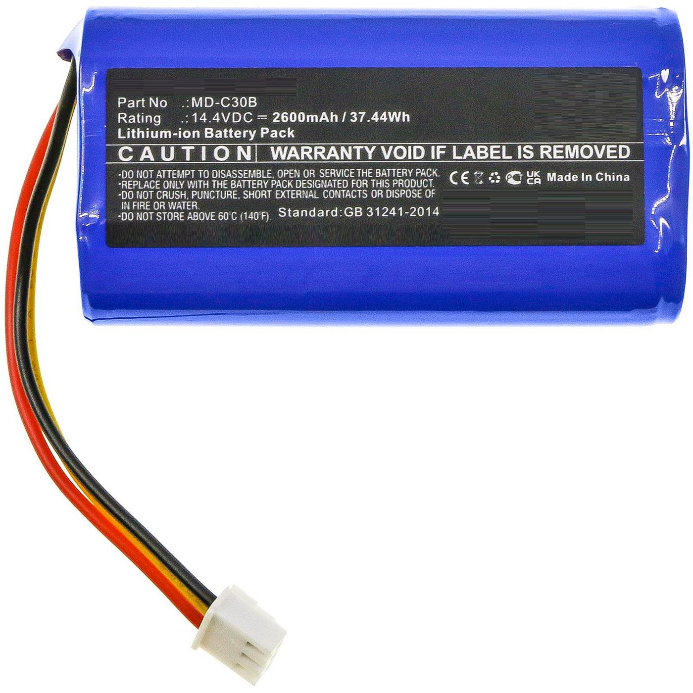 CoreParts Akku MBXVAC-BA0321 – 37,44 Wh, 14,4 V, 2600 mAh