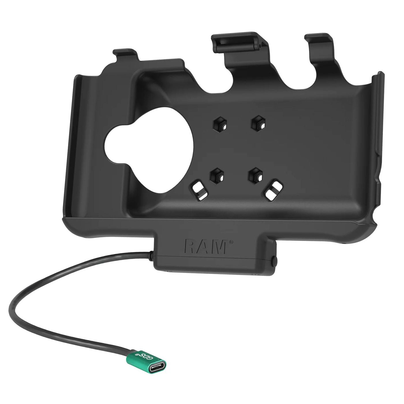 RAM Mounts RAM-HOL-SAM60CPU Lade-/Daten-Cradle – Auto – für Samsung Tab Active5/Tab Active3/Tab Active2 – Schwarz
