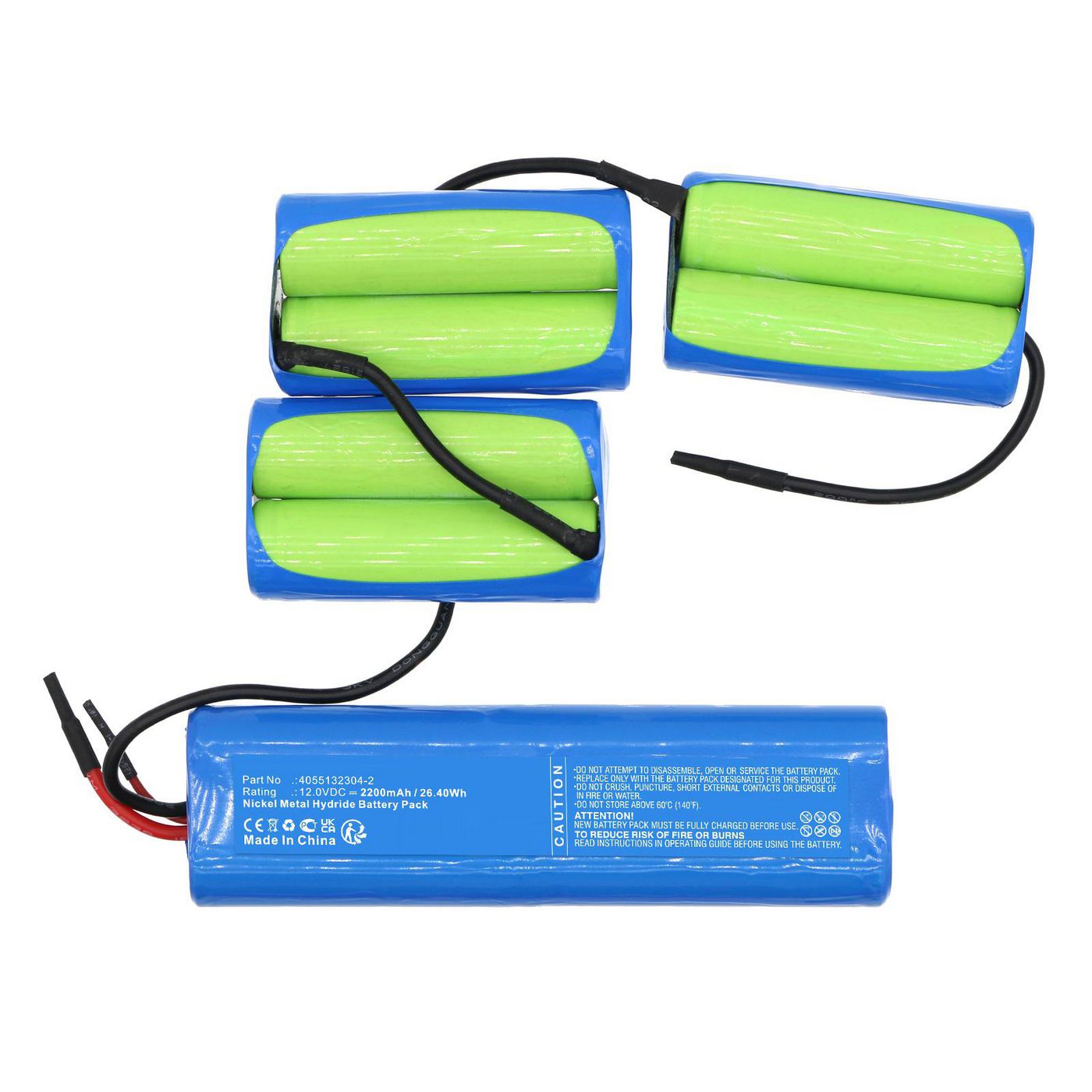 CoreParts Akku MBXVAC-BA0556 26,4 Wh (12 V, 2200 mAh) – für AEG
