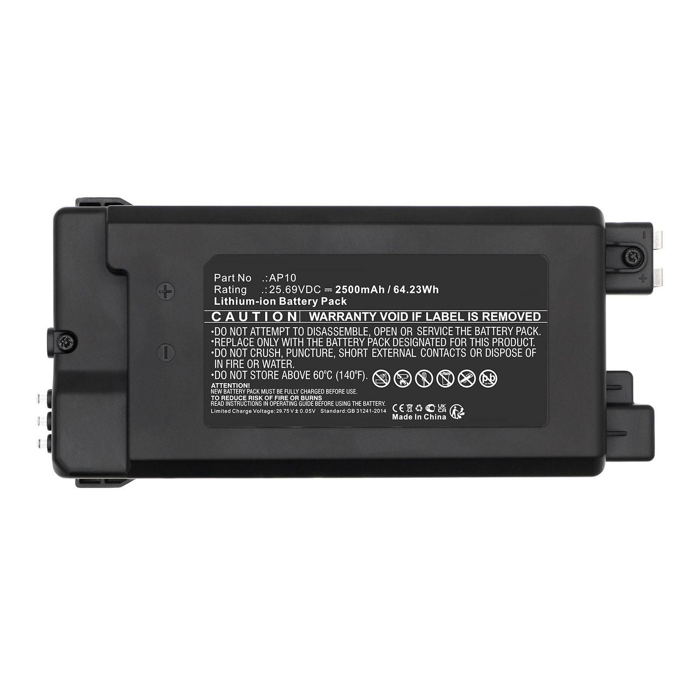 CoreParts Akku 25,69 V 2500 mAh 64,23 Wh – für Miele Staubsauger