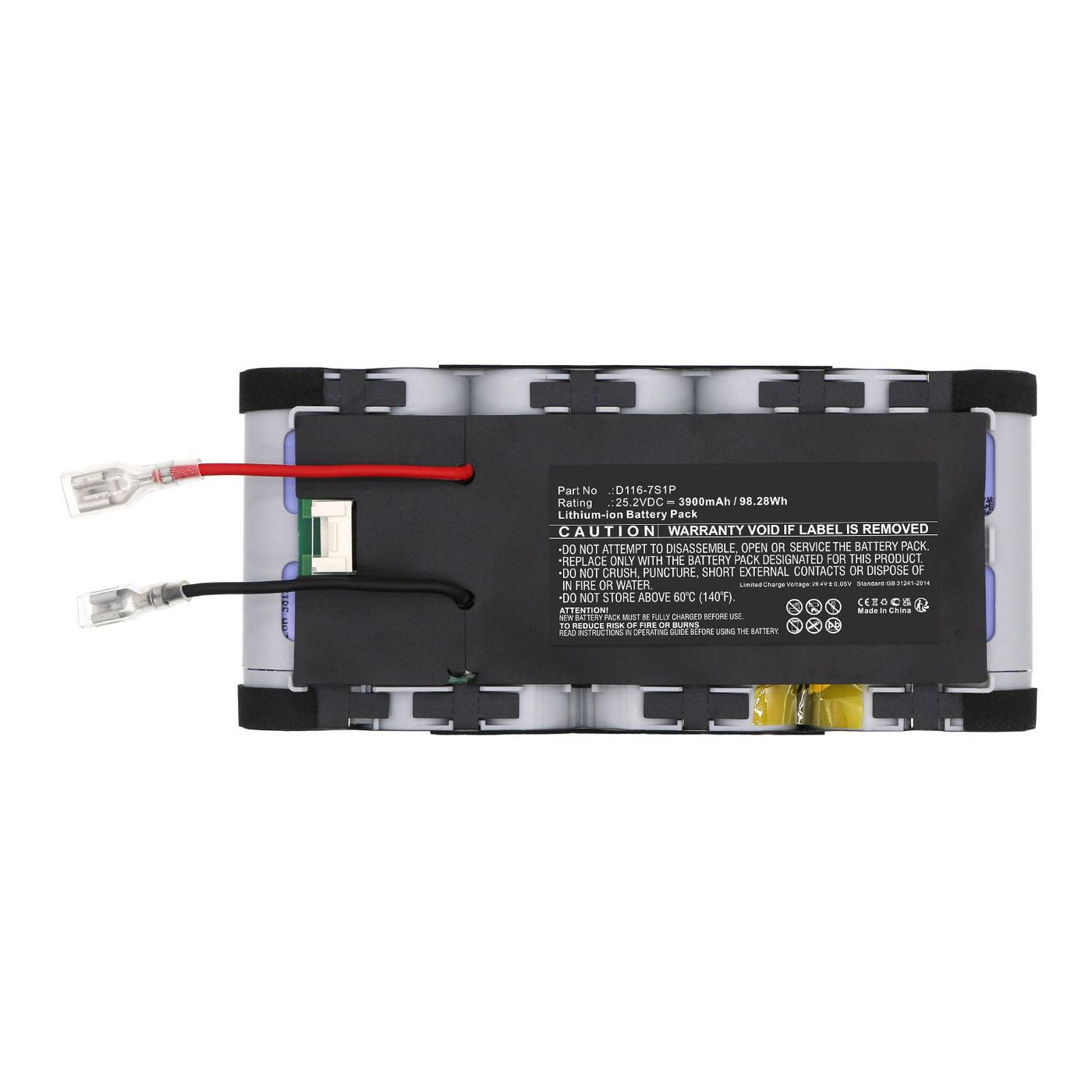 CoreParts Akku 25,2 V 3900 mAh 98,28 Wh – für Philips Staubsauger