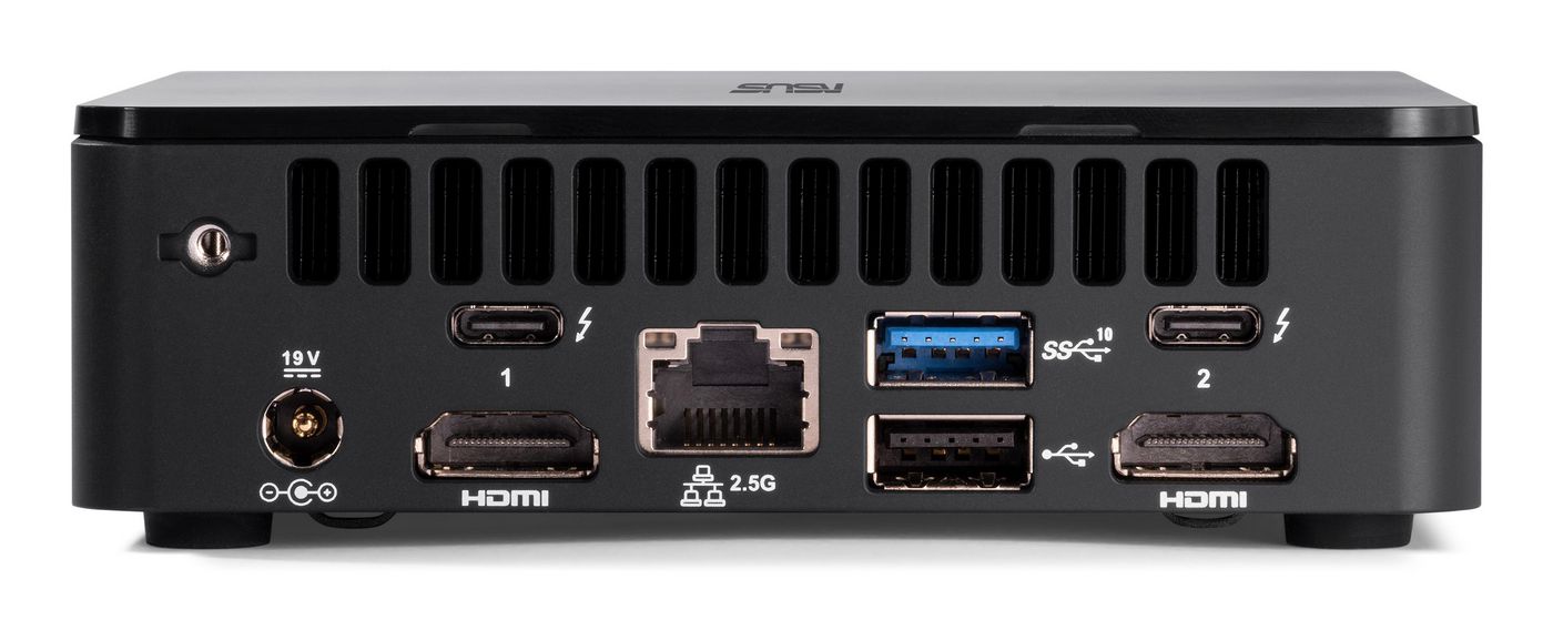 ASUS Intel NUC 12 Pro Slim Kit Mini-PC Barebone – Wi-Fi, Ethernet, Bluetooth – 117 × 112 × 37 mm