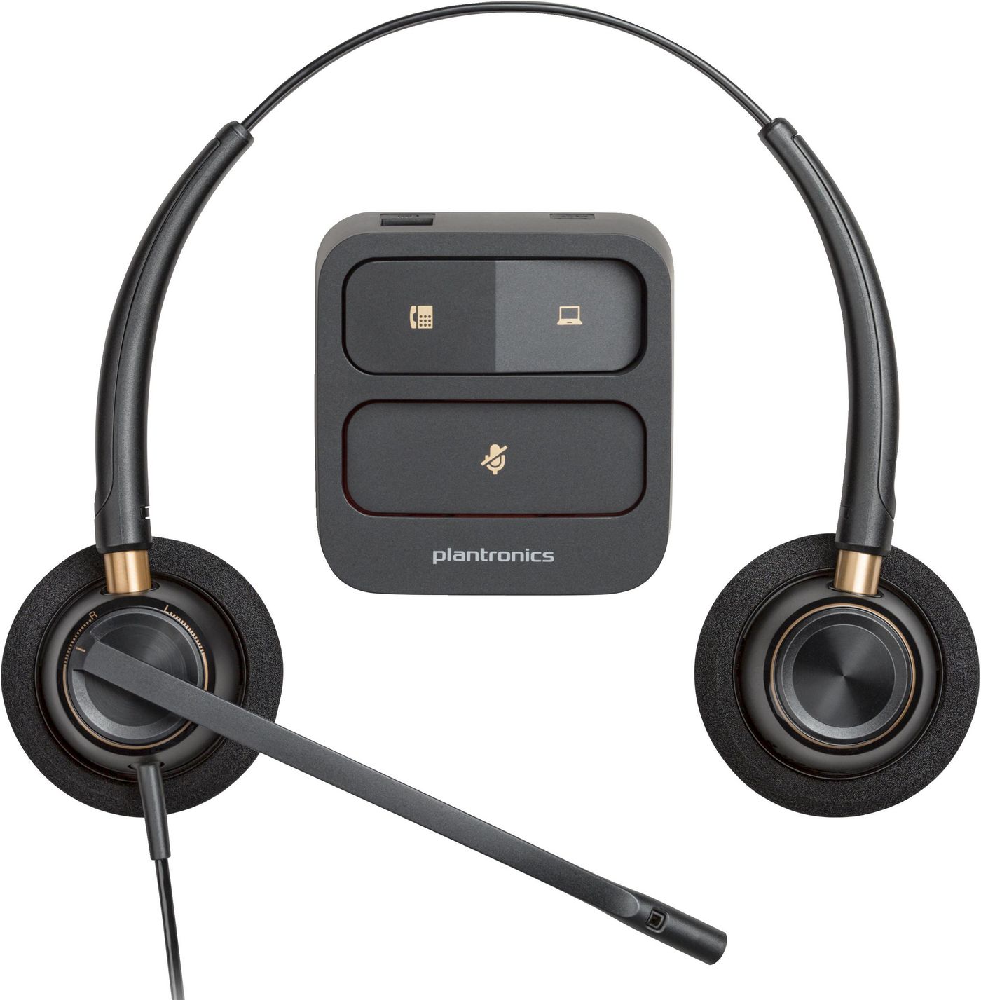Poly EncorePro 520 – Duo Headset – Kabelgebunden, Quick Disconnect
