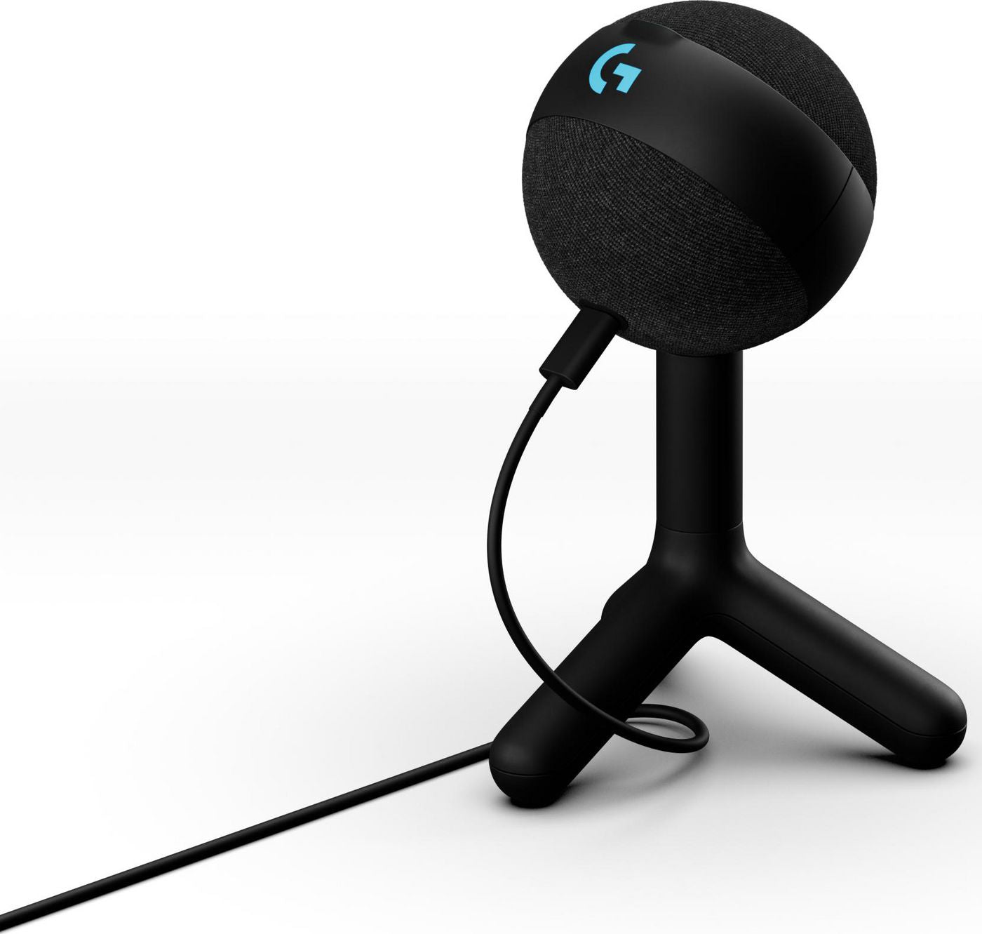 Logitech G Yeti Orb Tischmikrofon – USB, Kabelgebunden, Niere, 24 Bit/48 kHz, für Windows/Mac, Schwarz