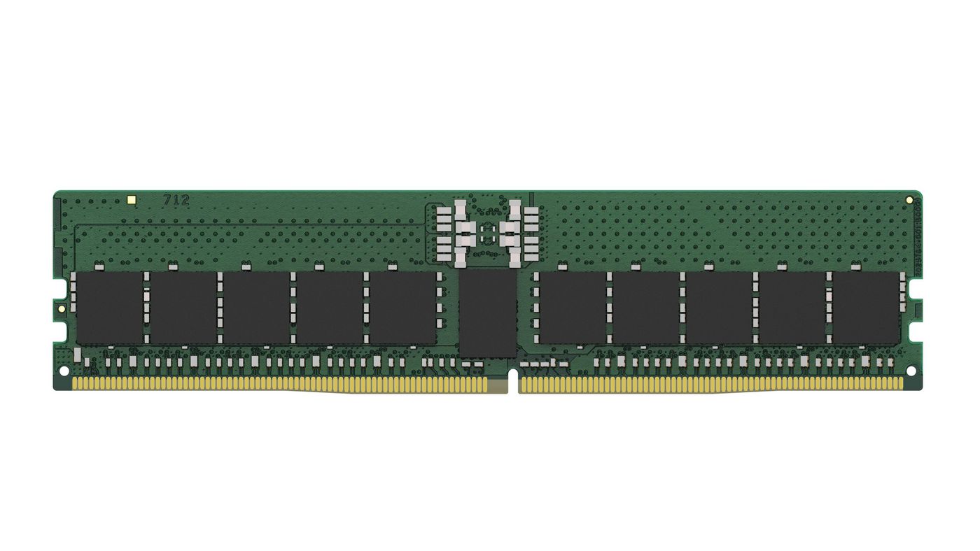 Kingston Technology Kingston – DDR5 RDIMM (Registered, ECC) – 32 GB, 5600 MT/s, CL46, 1.1 V, 288-Pin DIMM