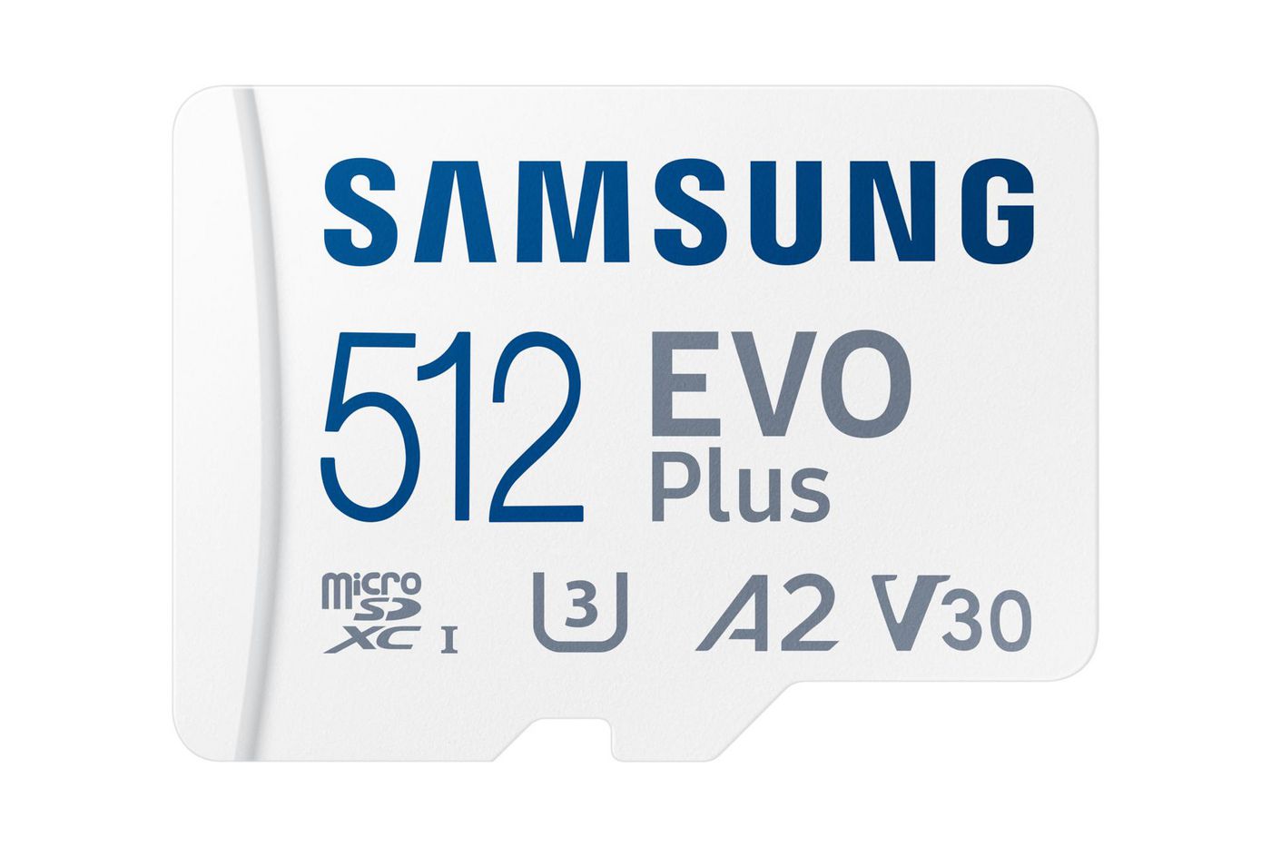 Samsung EVO Plus Mb-Mc512S microSDXC 512 GB – UHS-I, U3, V30, A2, 160 MB/s Lesen, inkl. SD-Adapter