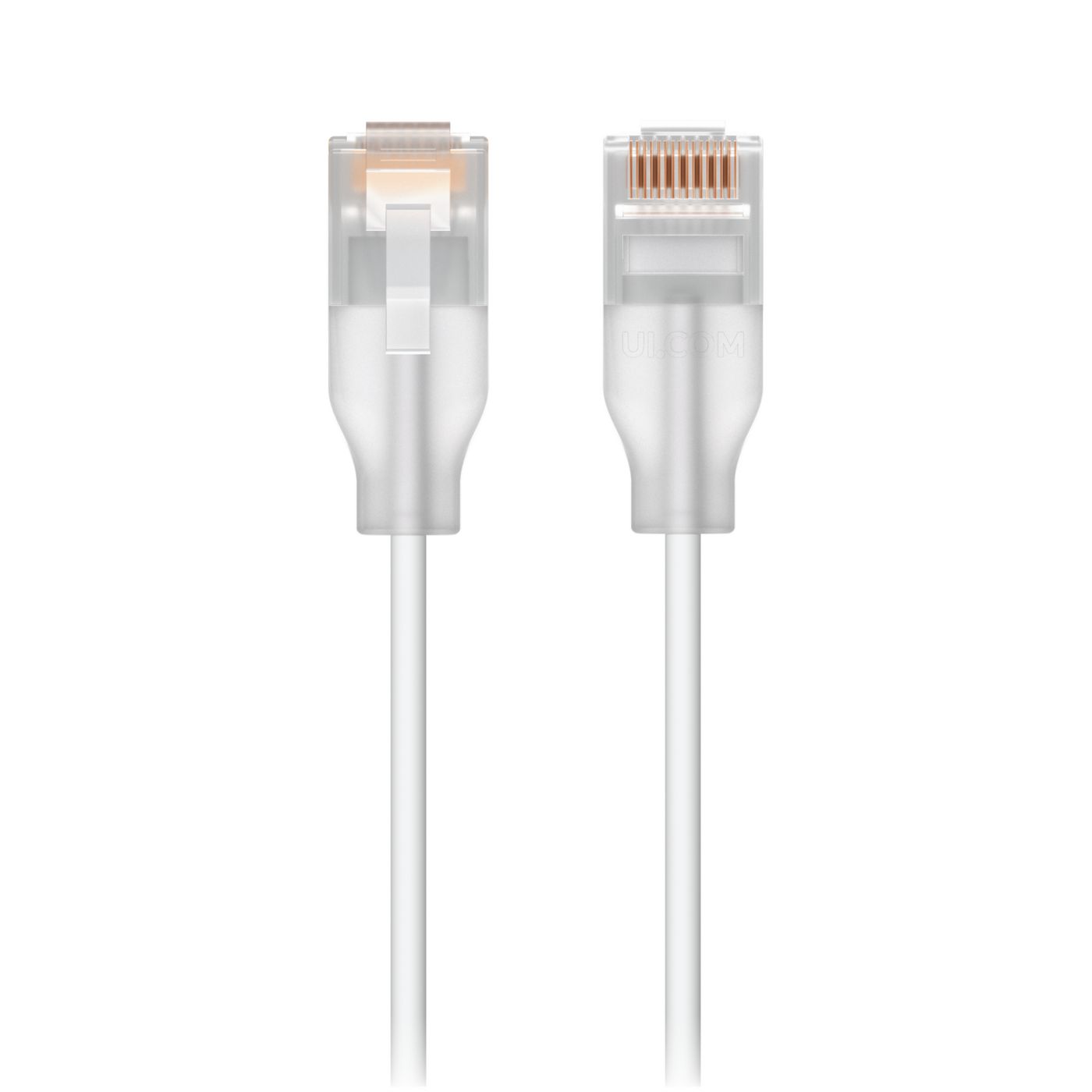 Ubiquiti Patchkabel – Cat6, 1 m, Durchscheinend/Weiss, RJ-45
