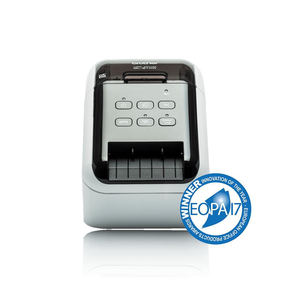 Brother QL-810WC – Etikettendrucker (Thermodirekt), USB/WLAN, 2-farbig (Schwarz/Rot)