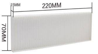 CoreParts CPPF00013 – Montage-Zubehör Filter-Set, Weiss, für Panasonic ET-RFL310