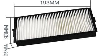 CoreParts CPPF00011 – Filter-Set, Schwarz, Weiss, für Panasonic ET-RFE200