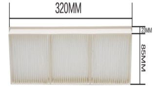 CoreParts CPPF00047 – Filter-Set, 32 × 8,5 × 2,3 cm, weiss, für Epson AF23