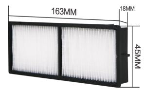 CoreParts CPPF00041 – Filter-Set, Schwarz, Weiss, für Epson AF21